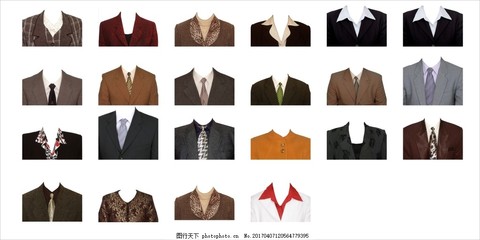 證件照服裝設計元素與圖標應用指南